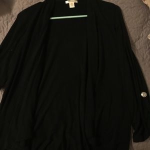 Black cardigan